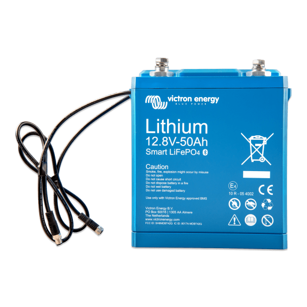 Victron LiFePO4 Battery 12,8V/50Ah – Smart - SejlStrøm