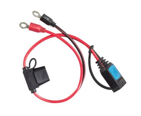 Victron M8 Eyelet Connector med 30 A ATO‑sikring – sikker tilslutning til batterier - CamperStrøm