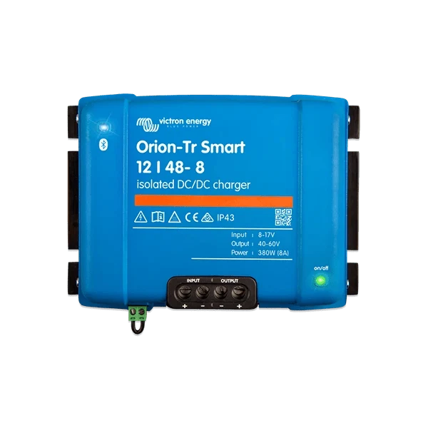 Victron Orion - Tr Smart DC - DC Charger – 12 V → 48 V, 8 A (380 W, Isoleret) - CamperStrøm