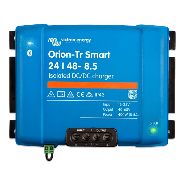 Victron Orion - Tr Smart DC - DC Charger – 24 V → 48 V, 8.5 A (400 W, Isoleret) - SejlStrøm