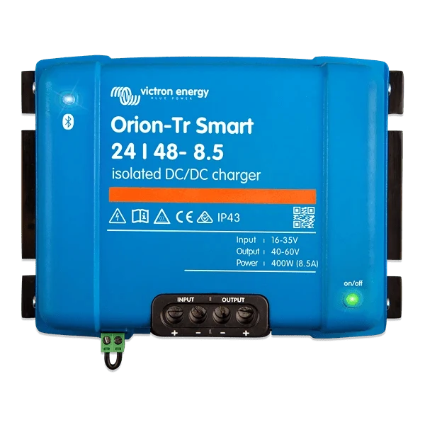 Victron Orion - Tr Smart DC - DC Charger – 24 V → 48 V, 8.5 A (400 W, Isoleret) - CamperStrøm