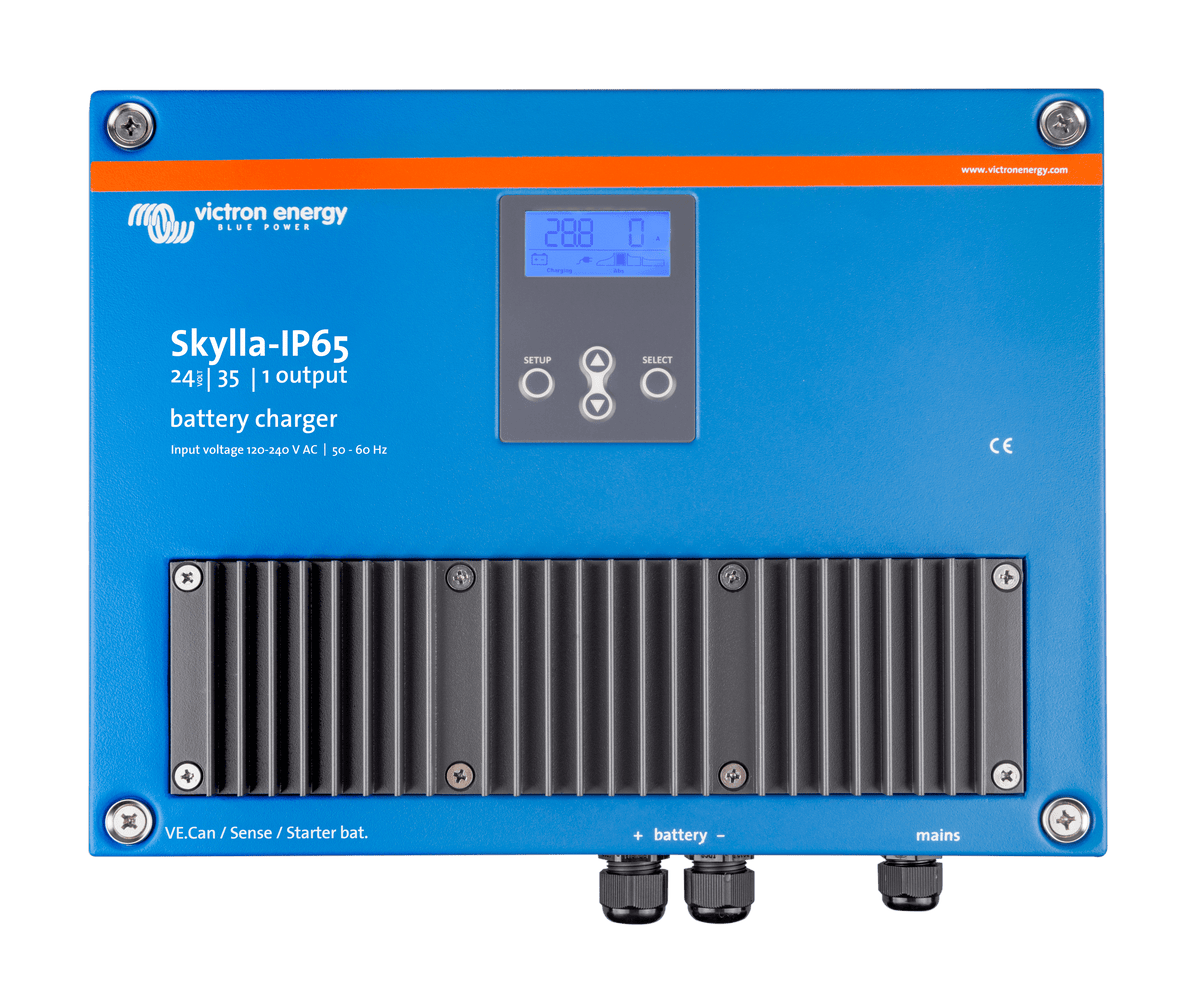 Victron Skylla-IP65 24V 35A batterilader, 1+1 udgange