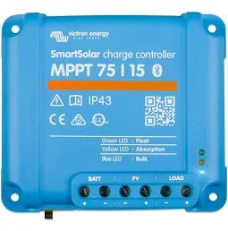 Victron SmartSolar MPPT 75/15 – Solcelle Charge Controller (12/24 V, 15 A) med indbygget Bluetooth - SejlStrøm