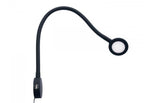 VOLOS LED - læselampe med 2 USB - opladningsporte / sort - SejlStrøm